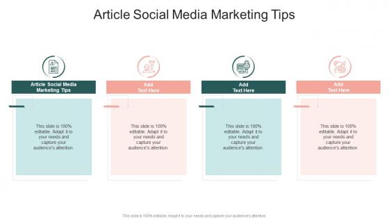 Article Social Media Marketing Tips In Powerpoint And Google Slides Cpb