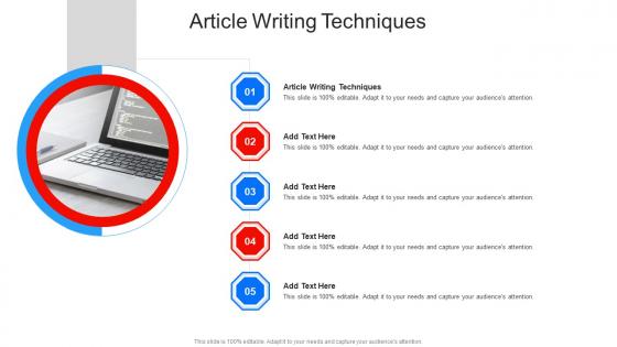 Article Writing Techniques In Powerpoint And Google Slides Cpb