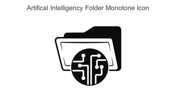 Artifical Intelligency Folder Monotone Icon In Powerpoint Pptx Png And Editable Eps Format
