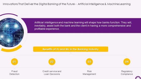 Artificial Intelligence And Machine Learning In Digital Banking Training Ppt