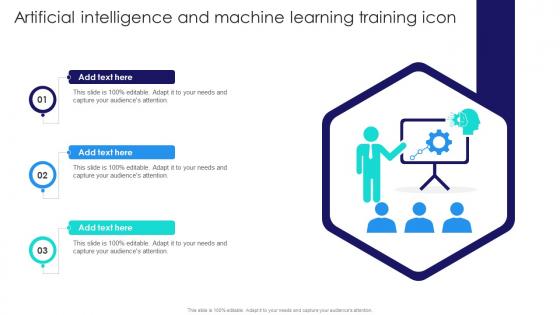 Artificial Intelligence And Machine Learning Training Icon