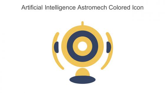 Artificial Intelligence Astromech Colored Icon In Powerpoint Pptx Png And Editable Eps Format