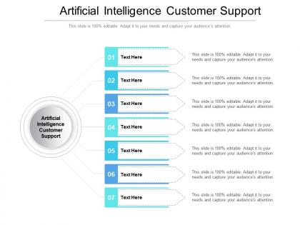 Artificial intelligence customer support ppt powerpoint presentation show model cpb