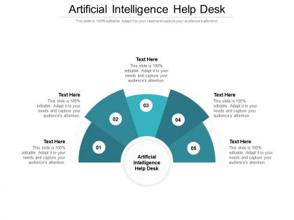 Artificial intelligence help desk ppt powerpoint presentation infographic template aids cpb