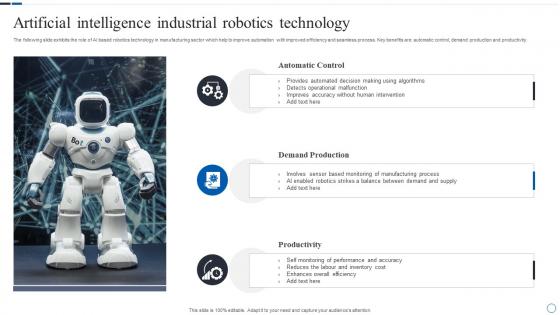 Artificial Intelligence Industrial Robotics Technology