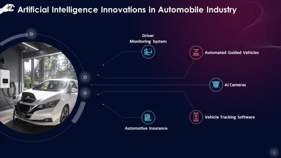 Artificial Intelligence Innovations In Automotive Sector Training Ppt