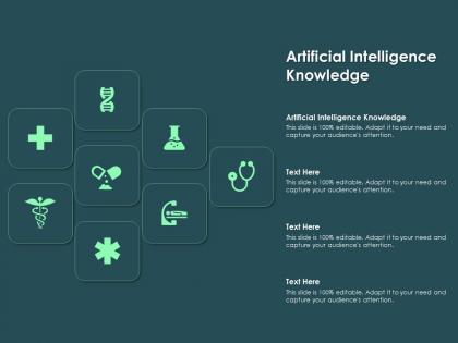 Artificial intelligence knowledge ppt powerpoint presentation infographic template summary