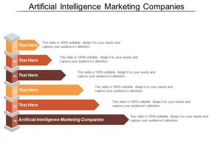 Artificial intelligence marketing companies ppt powerpoint presentation layouts backgrounds cpb