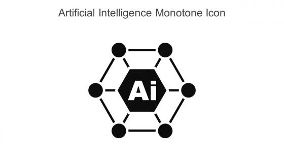 Artificial Intelligence Monotone Icon In Powerpoint Pptx Png And Editable Eps Format