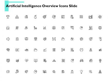 Artificial intelligence overview icons slide knowledge ppt powerpoint presentation portfolio picture