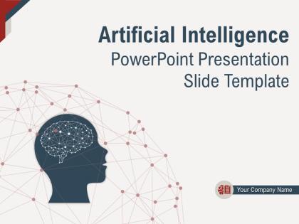 Artificial intelligence powerpoint presentation slide template complete deck