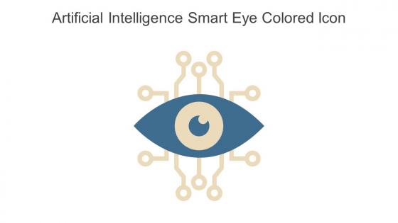 Artificial Intelligence Smart Eye Colored Icon In Powerpoint Pptx Png And Editable Eps Format