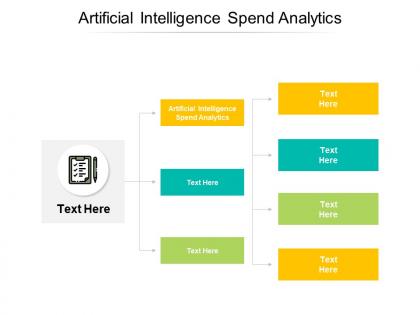 Artificial intelligence spend analytics ppt powerpoint presentation file master slide cpb