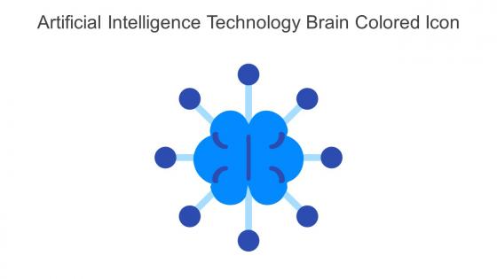 Artificial Intelligence Technology Brain Colored Icon In Powerpoint Pptx Png And Editable Eps Format