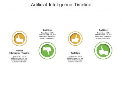 Artificial intelligence timeline ppt powerpoint presentation visual aids background images cpb