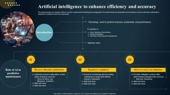 Artificial Intelligence To Enhance Efficiency IoT Predictive Maintenance Guide IoT SS
