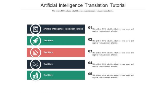 Artificial intelligence translation tutorial ppt powerpoint presentation ideas infographics cpb
