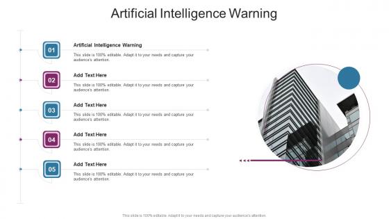 Artificial Intelligence Warning In Powerpoint And Google Slides Cpb
