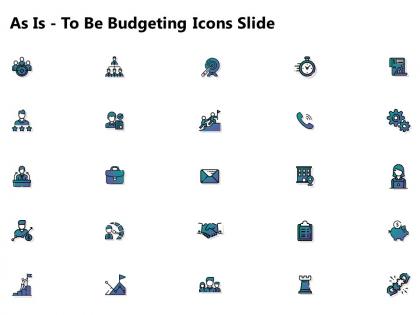 As is to be budgeting icons slide l1271 ppt powerpoint presentation icon