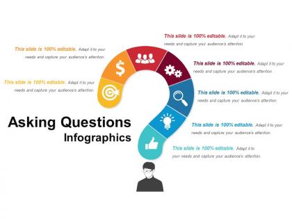 Asking questions infographics powerpoint layout