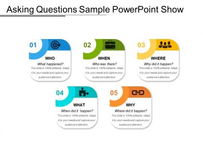 Asking questions sample powerpoint show