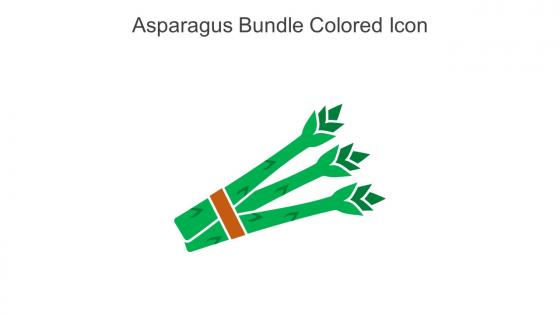 Asparagus Bundle Colored Icon In Powerpoint Pptx Png And Editable Eps Format