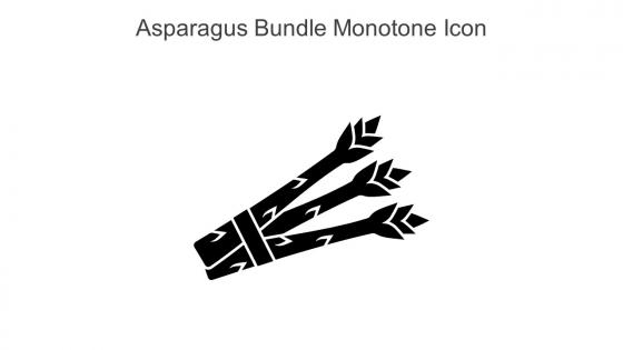 Asparagus Bundle Monotone Icon In Powerpoint Pptx Png And Editable Eps Format