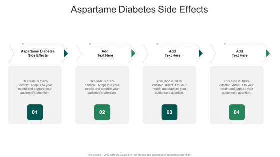 Aspartame Diabetes Side Effects In Powerpoint And Google Slides Cpb