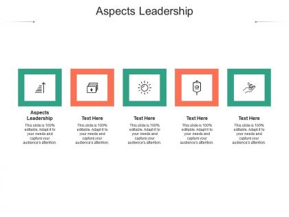 Aspects leadership ppt powerpoint presentation infographic template skills cpb