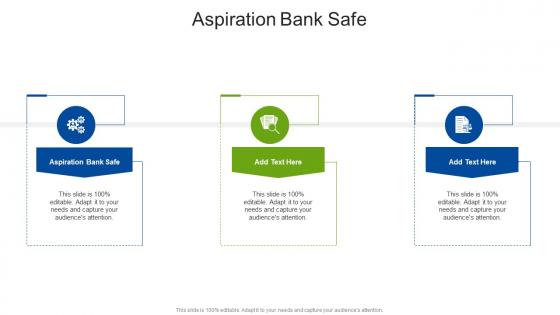Aspiration Bank Safe In Powerpoint And Google Slides Cpb