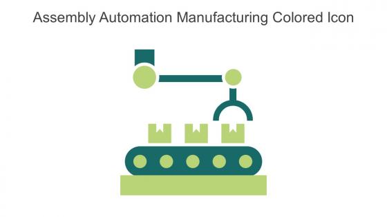 Assembly Automation Manufacturing Colored Icon In Powerpoint Pptx Png And Editable Eps Format