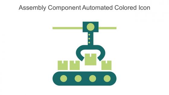 Assembly Component Automated Colored Icon In Powerpoint Pptx Png And Editable Eps Format