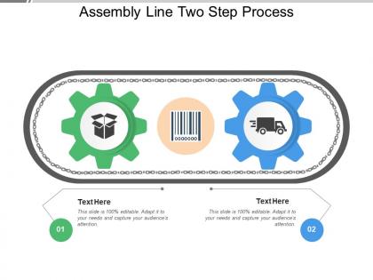 Assembly line two step process