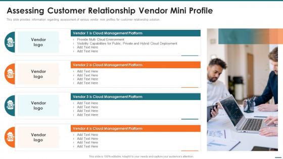 Assessing Customer Relationship Vendor Mini Profile Crm Digital Transformation Toolkit