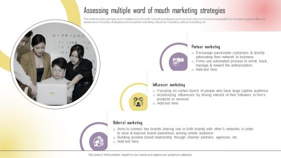 Assessing Multiple Word Of Mouth Marketing Strategies Boosting Campaign Reach MKT SS V