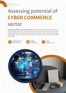 Assessing Potential Of Cyber Commerce Sector Pdf Word Document IR V