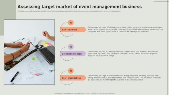 Assessing Target Market Of Event Management Event Coordinator Business Plan BP SS