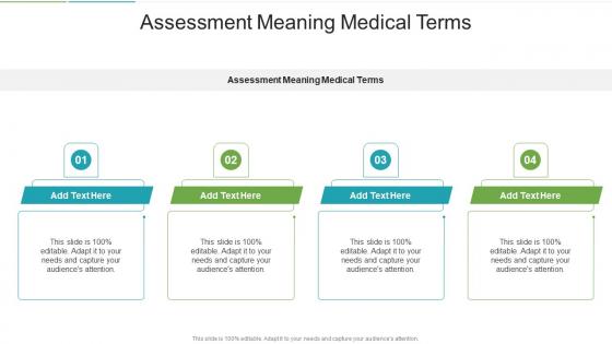 Assessment Meaning Medical Terms In Powerpoint And Google Slides Cpb