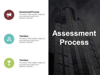Assessment process ppt powerpoint presentation file pictures cpb