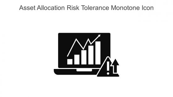 Asset Allocation Risk Tolerance Monotone Icon In Powerpoint Pptx Png And Editable Eps Format