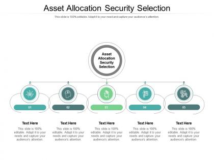 Asset allocation security selection ppt powerpoint presentation file graphics cpb
