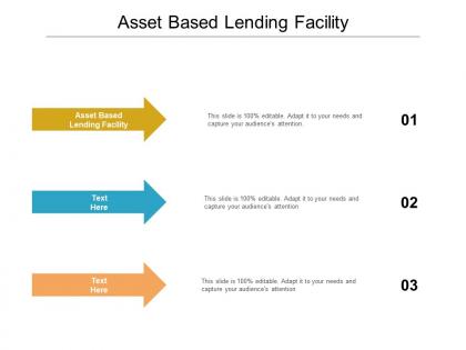 Asset based lending facility ppt powerpoint presentation outline example cpb