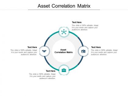 Asset correlation matrix ppt powerpoint presentation inspiration background designs cpb