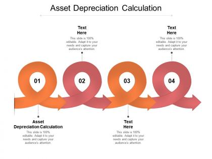 Asset depreciation calculation ppt powerpoint presentation portfolio grid cpb