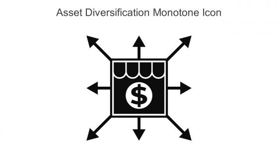 Asset Diversification Monotone Icon In Powerpoint Pptx Png And Editable Eps Format