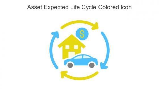 Asset Expected Life Cycle Colored Icon In Powerpoint Pptx Png And Editable Eps Format