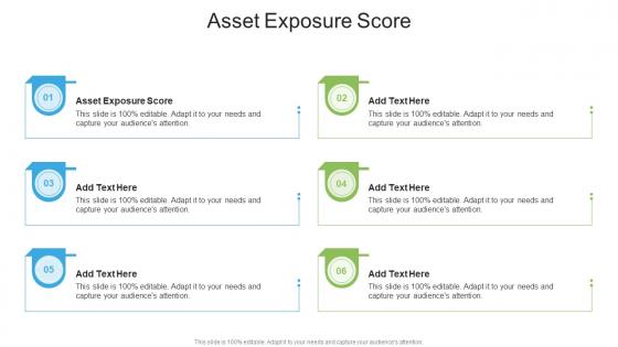 Asset Exposure Score In Powerpoint And Google Slides Cpb