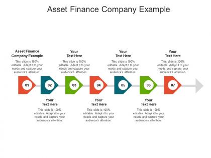 Asset finance company example ppt powerpoint presentation styles influencers cpb