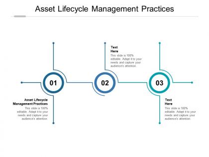 Asset lifecycle management practices ppt powerpoint presentation ideas model cpb