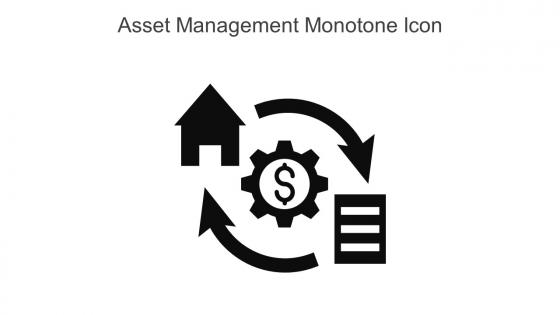 Asset Management Monotone Icon In Powerpoint Pptx Png And Editable Eps Format